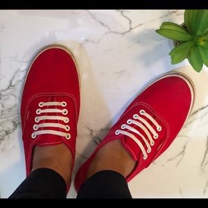 Women’s Vans Red